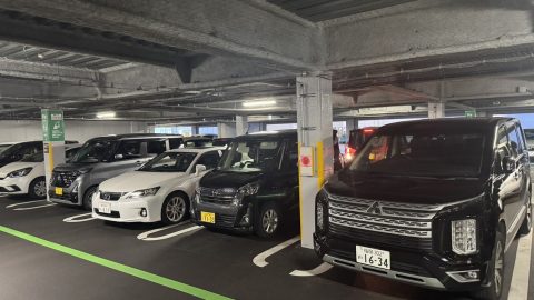 라라포트 주차장, 렌트카