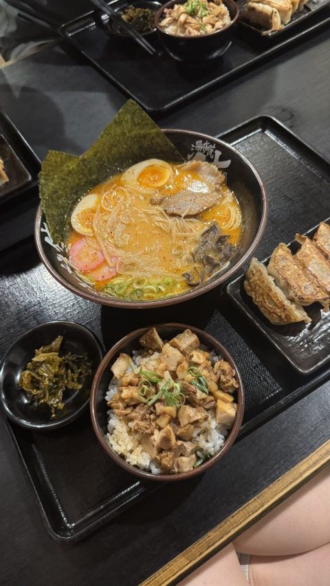 매운 라멘 세트, 맛이 좋았다