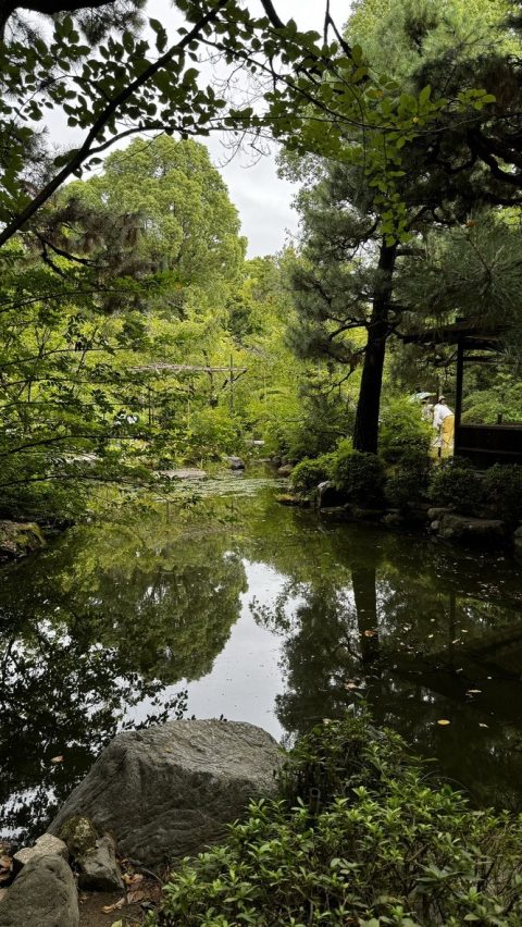 아주 한적하고 잘꾸며진 공원