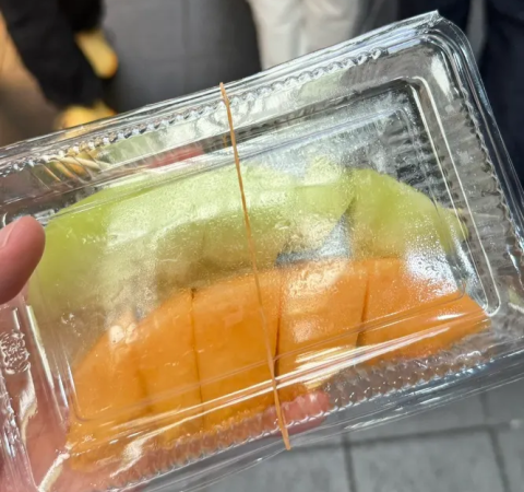 삿포로 유바리 멜론과 일반 멜론, 달고 맛이 좋았다.