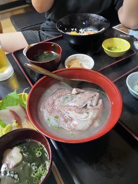 시원한 도미 머리탕