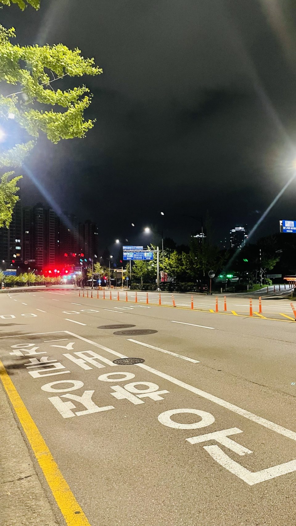 공항버스 타기 전 동네